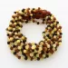 10 Raw Multi BAROQUE Baltic amber teething necklaces 30cm
