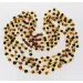 5 Multi BAROQUE Baltic amber adult necklaces 65cm