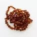 10 Cognac BAROQUE Baltic amber teething bracelets 13cm