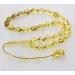 Islamic 33 Prayer OLIVE Baltic amber beads