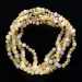 5 Raw Lemon Gems Baltic Amber teething necklaces 33cm