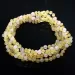 5 Raw Lemon Gems Baltic Amber teething necklaces 33cm