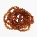 10 Raw Pop Cognac BAROQUE Baltic amber teething bracelets 16cm