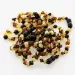 10 Multi BAROQUE Baltic amber teething bracelets 14cm