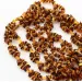 4 Multi line CHIPS Baltic amber necklaces 51cm