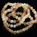 Raw Mix BAROQUE Baltic amber adult stretch bracelet 19cm