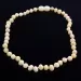 Milk Baltic Amber Teething Necklace For Babies 32cm