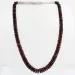 Faceted cherry BUTTONS Baltic amber necklace 46cm