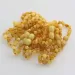 10 Butter BAROQUE Baltic amber teething bracelets 14cm