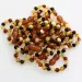 10 Small Multi BAROQUE Baltic amber teething bracelets 14cm