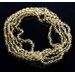 5 Lemon BAROQUE Baltic amber adult necklaces 45cm