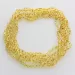 5 Lemon BAROQUE Baltic amber adult necklaces 45cm