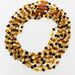 10 Multi BAROQUE teething Baltic amber necklaces 38cm