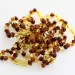 10 Multi BAROQUE Baltic amber teething bracelets 12cm