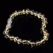BAROQUE beads Baltic amber bracelet 18cm