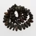 Large dark BAROQUE beads Baltic amber neclace 64cm