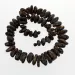 Large dark BAROQUE beads Baltic amber neclace 64cm