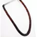 Faceted Cherry BUTTONS Baltic amber necklace 46cm