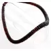 Faceted Cherry BUTTONS Baltic amber necklace 46cm