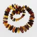 Large multi Baltic amber beads necklace 65cm