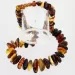 Large multi Baltic amber beads necklace 65cm