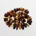Large multi Baltic amber beads necklace 62cm