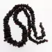 Large cherry chips Baltic amber necklace 80cm