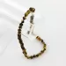 Green BAROQUE beads Baltic amber necklace 45cm