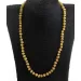 Butter BAROQUE beads Baltic amber knotted necklace 53cm