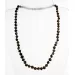Dark BAROQUE beads Baltic amber necklace 48cm