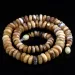 Marble BUTTONS Baltic amber necklace 46cm