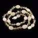 Composition Button beads Baltic amber necklace 47cm