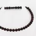 Cherry Round beads Baltic amber PRESSED necklace 46cm