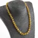 Butter BAROQUE beads Baltic amber necklace 46cm