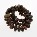 Large dark BAROQUE beads Baltic amber neclace 62cm