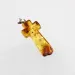 Honey Cross Baltic Amber Silver Pendant