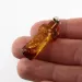 Honey Cross Baltic Amber Silver Pendant
