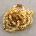 10 Raw Mix BAROQUE Baltic Amber Stretchy Bracelet 19cm