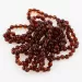 10 Cognac BAROQUE Baltic amber adult bracelets 19cm