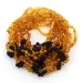 10 Flower BAROQUE Baby teething Baltic amber necklaces 32cm
