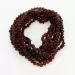 10 Cognac BAROQUE teething Baltic amber necklaces 28cm