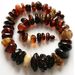 Large BAROQUE beads Baltic amber necklace 19in