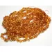 Cognac BAROQUE Baltic amber teething Baby necklace