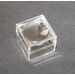Small magnifying box for fossil stones