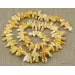 Long UNIQUE white nuggets Baltic amber necklace 24in