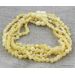 BAROQUE Baby teething Baltic amber BUTTER beads necklace