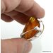 Exclusive Baltic amber silver brooch