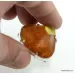 Exclusive Baltic amber silver brooch