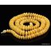 Egg Yolk BUTTON beads Baltic amber necklace 27in