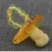 Baltic amber teething dummy - pacifier